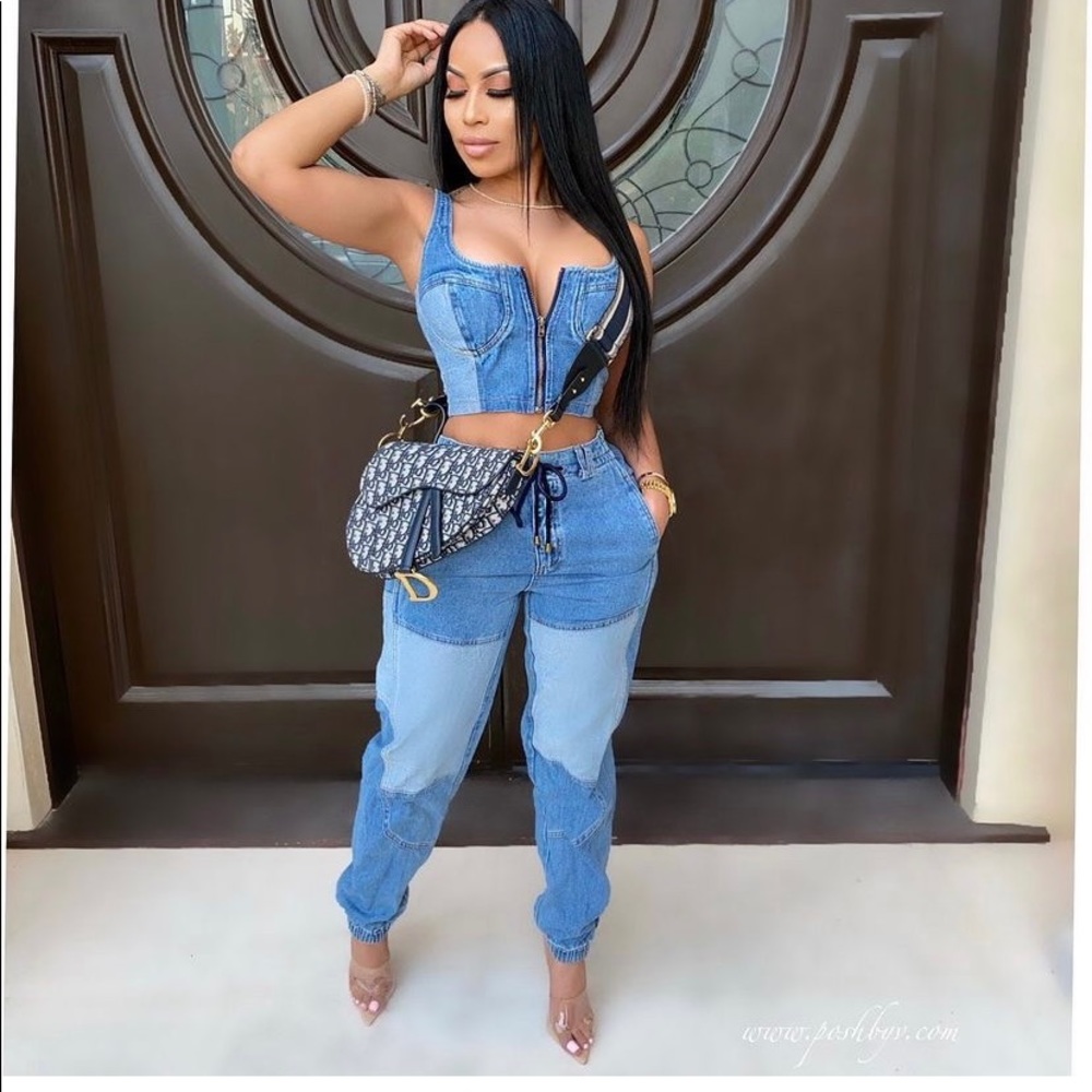 Denim Jean Set